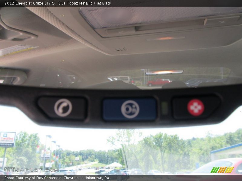 Blue Topaz Metallic / Jet Black 2012 Chevrolet Cruze LT/RS