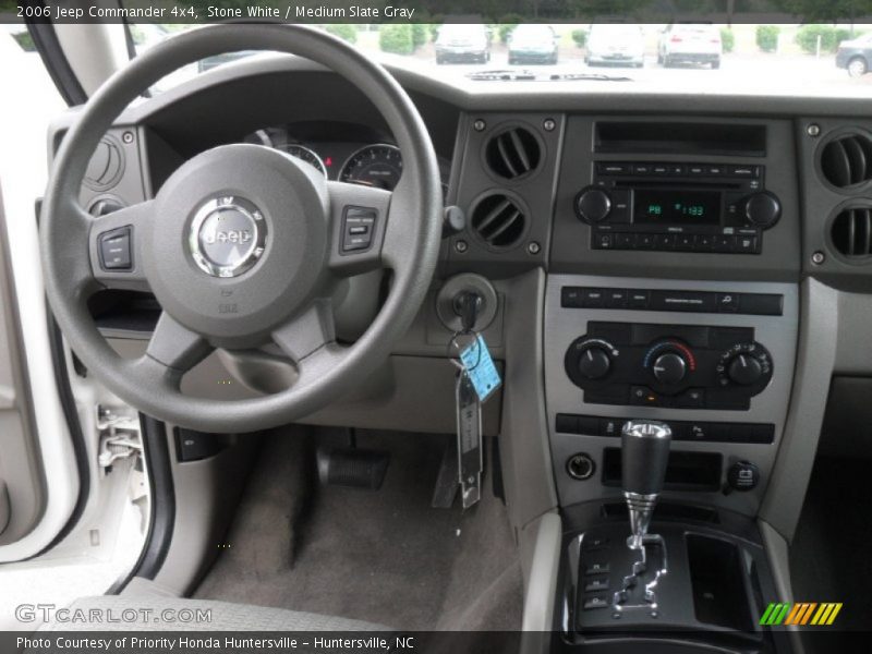 Stone White / Medium Slate Gray 2006 Jeep Commander 4x4