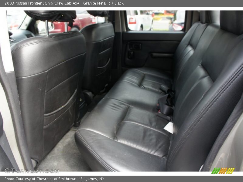  2003 Frontier SC V6 Crew Cab 4x4 Black Interior