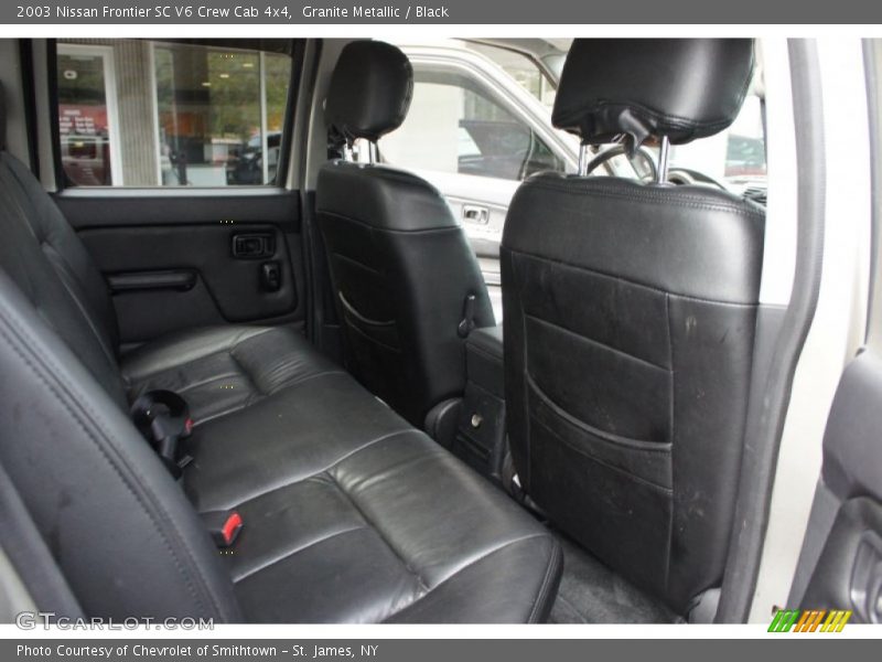  2003 Frontier SC V6 Crew Cab 4x4 Black Interior