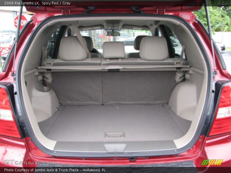 Spicy Red / Gray 2009 Kia Sorento LX