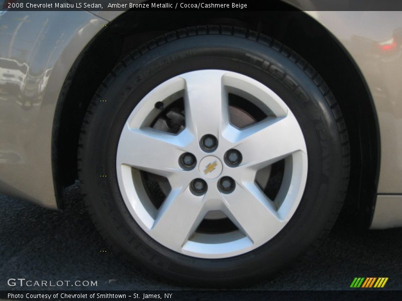 Amber Bronze Metallic / Cocoa/Cashmere Beige 2008 Chevrolet Malibu LS Sedan