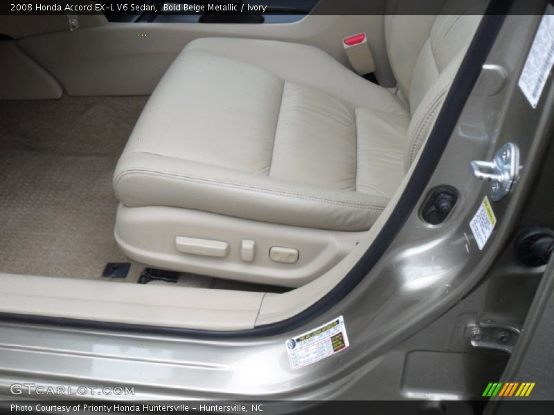Bold Beige Metallic / Ivory 2008 Honda Accord EX-L V6 Sedan