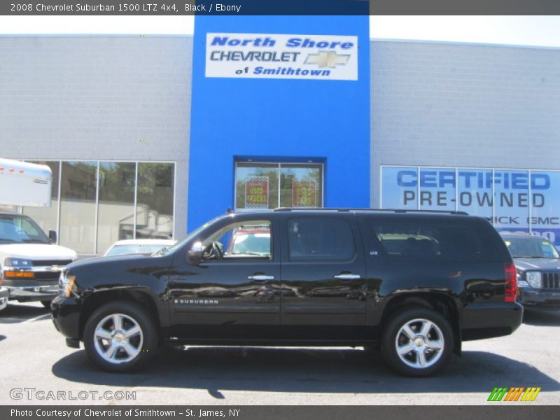 Black / Ebony 2008 Chevrolet Suburban 1500 LTZ 4x4