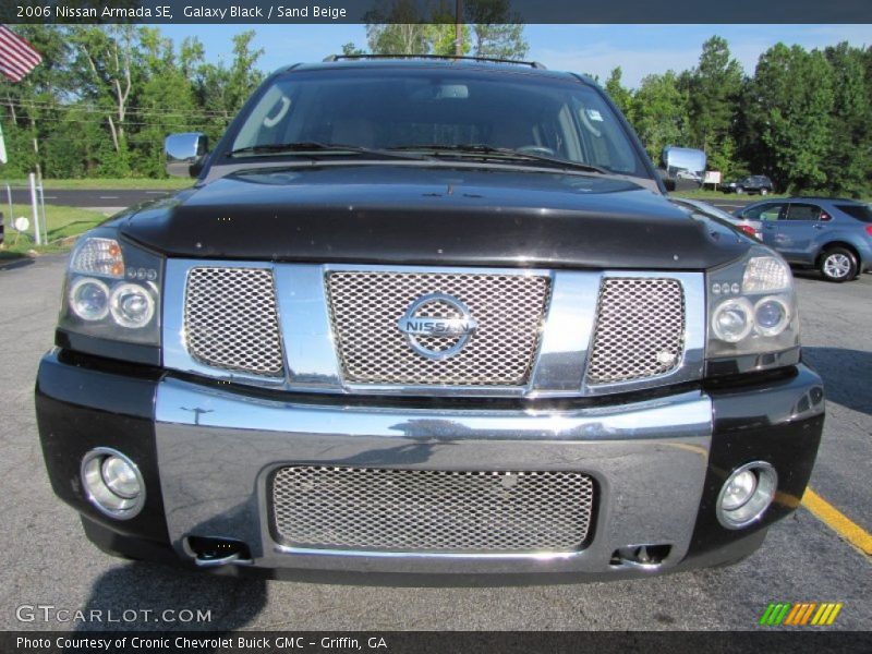 Galaxy Black / Sand Beige 2006 Nissan Armada SE
