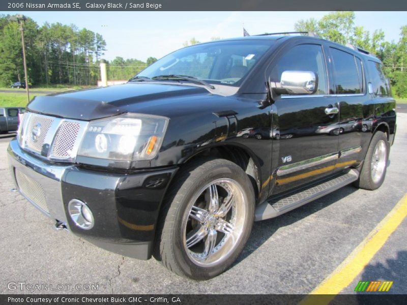 Galaxy Black / Sand Beige 2006 Nissan Armada SE