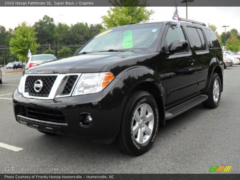 Super Black / Graphite 2009 Nissan Pathfinder SE