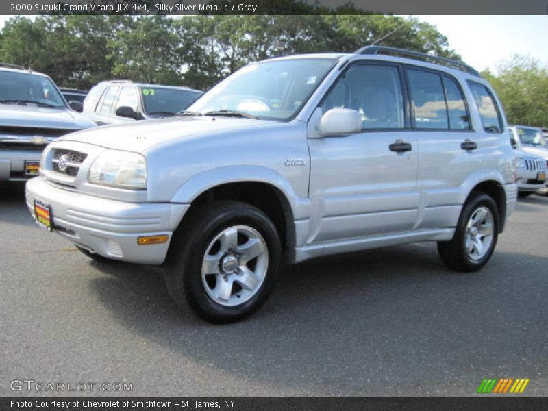 Silky Silver Metallic / Gray 2000 Suzuki Grand Vitara JLX 4x4