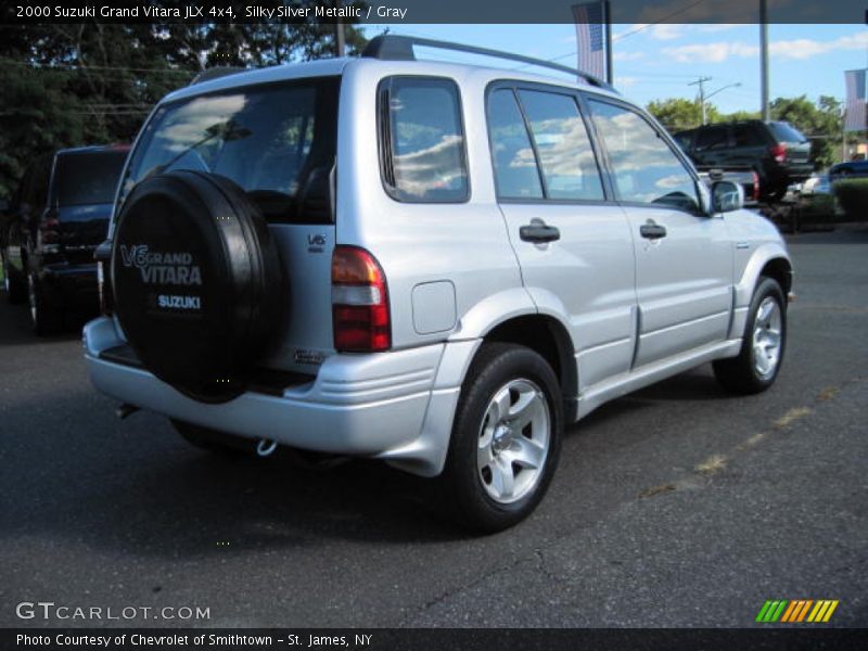 Silky Silver Metallic / Gray 2000 Suzuki Grand Vitara JLX 4x4