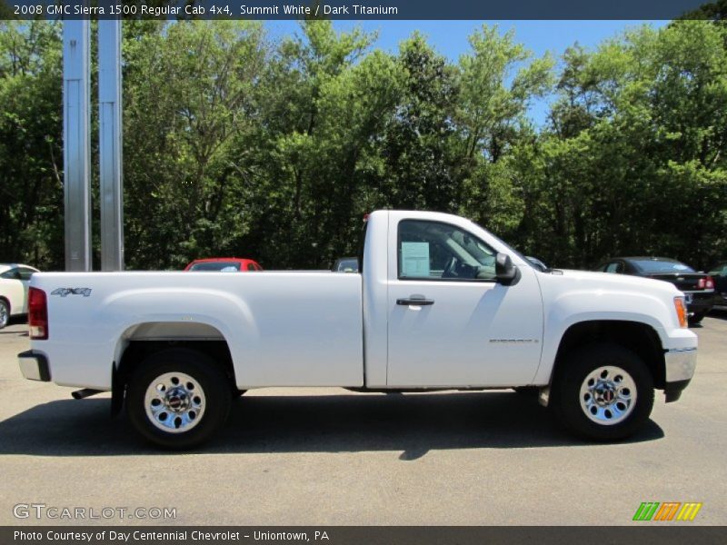  2008 Sierra 1500 Regular Cab 4x4 Summit White