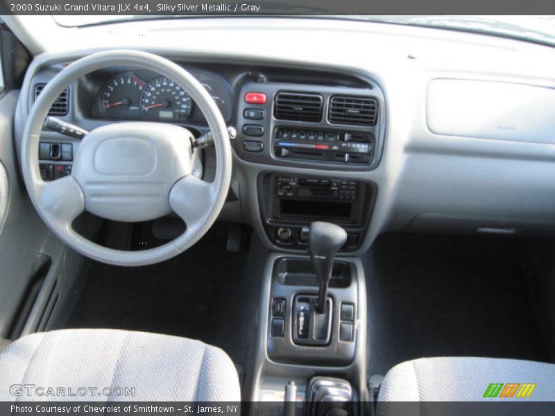 Silky Silver Metallic / Gray 2000 Suzuki Grand Vitara JLX 4x4