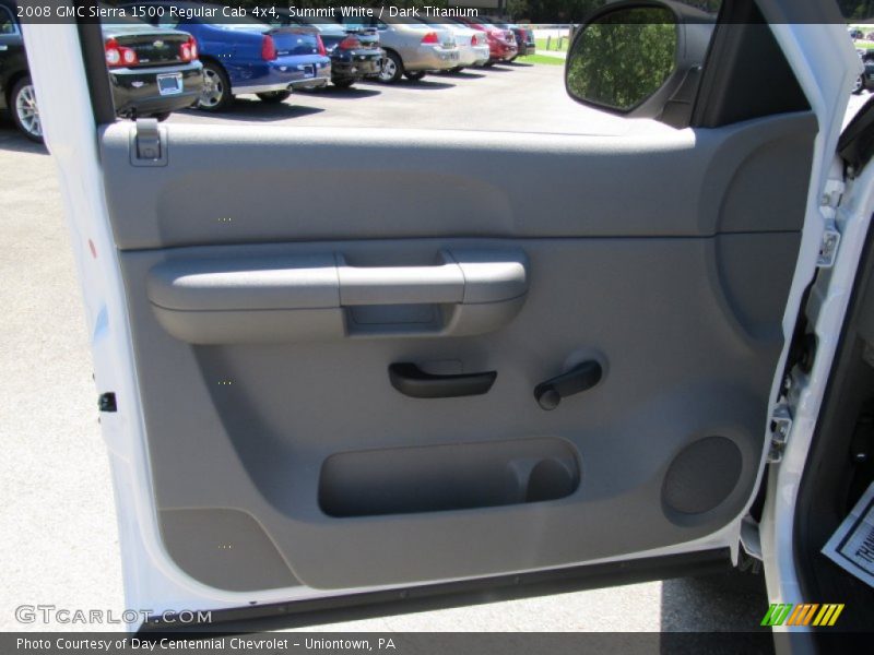 Summit White / Dark Titanium 2008 GMC Sierra 1500 Regular Cab 4x4