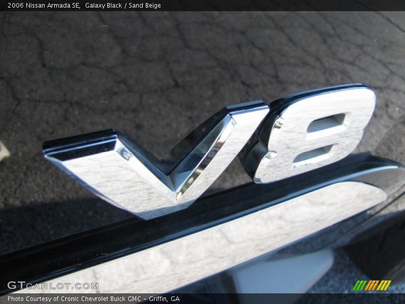 Galaxy Black / Sand Beige 2006 Nissan Armada SE