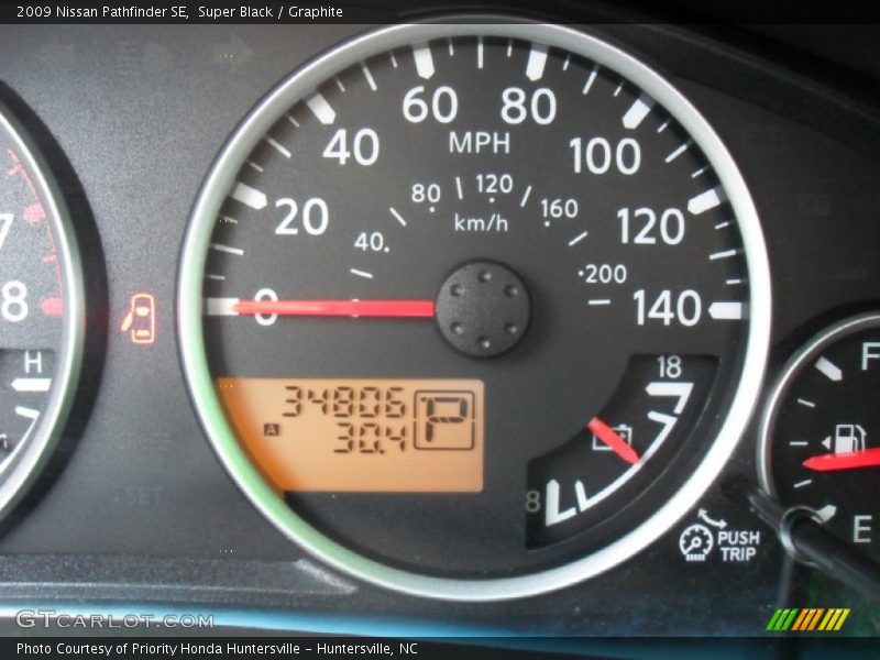 Super Black / Graphite 2009 Nissan Pathfinder SE