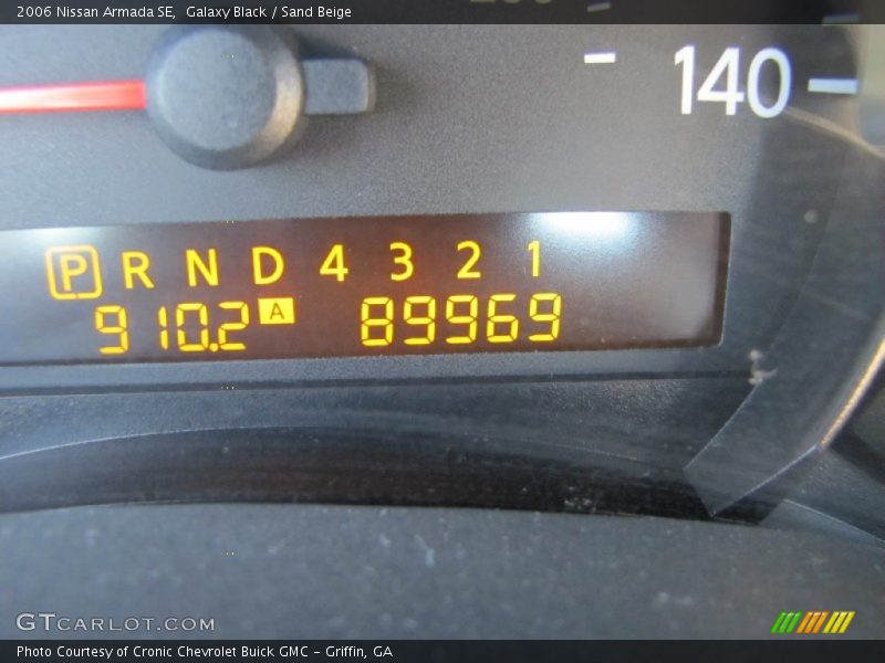 Galaxy Black / Sand Beige 2006 Nissan Armada SE