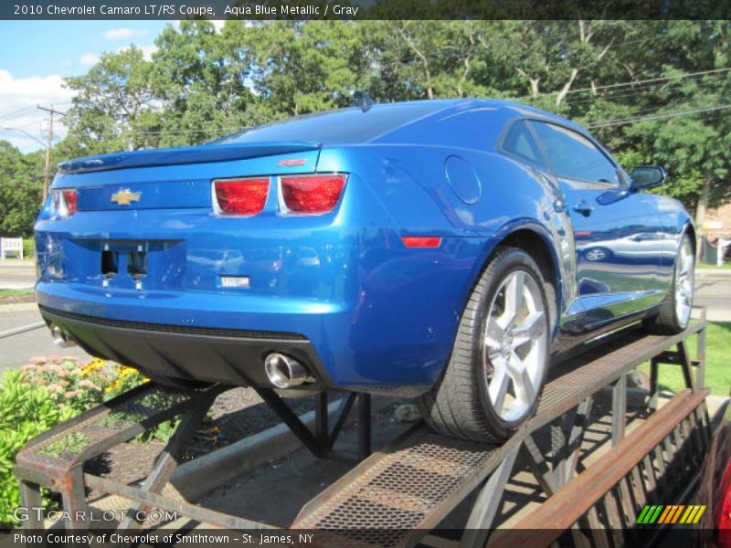 Aqua Blue Metallic / Gray 2010 Chevrolet Camaro LT/RS Coupe