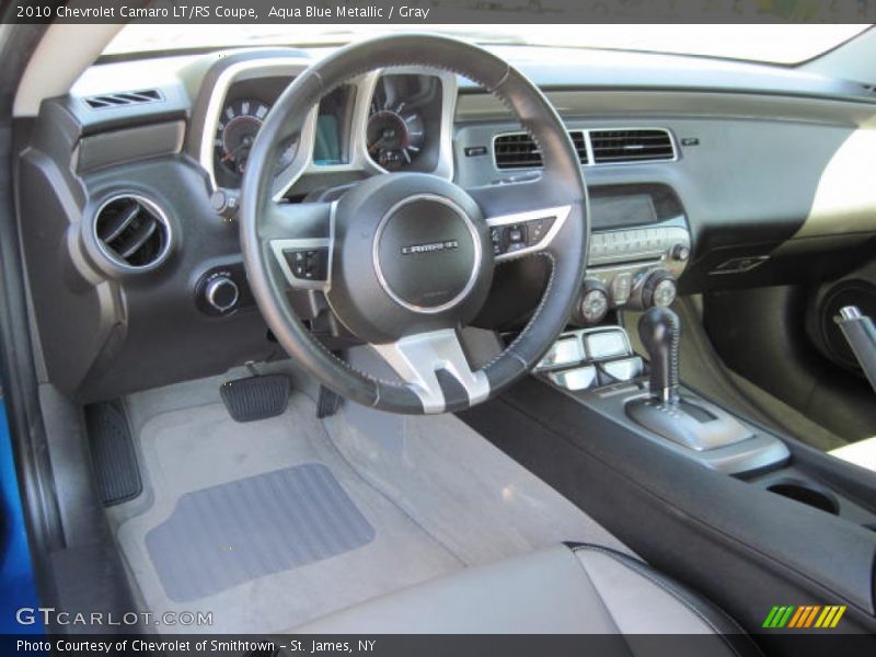 Aqua Blue Metallic / Gray 2010 Chevrolet Camaro LT/RS Coupe