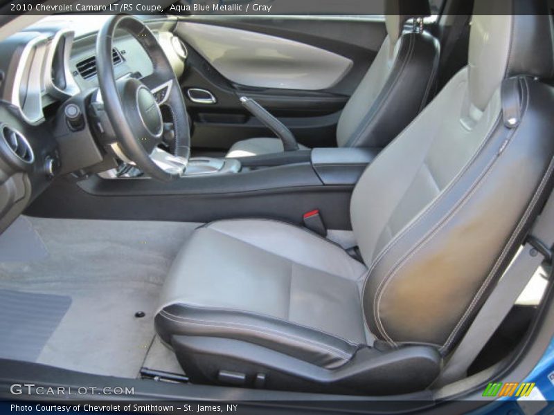 Aqua Blue Metallic / Gray 2010 Chevrolet Camaro LT/RS Coupe