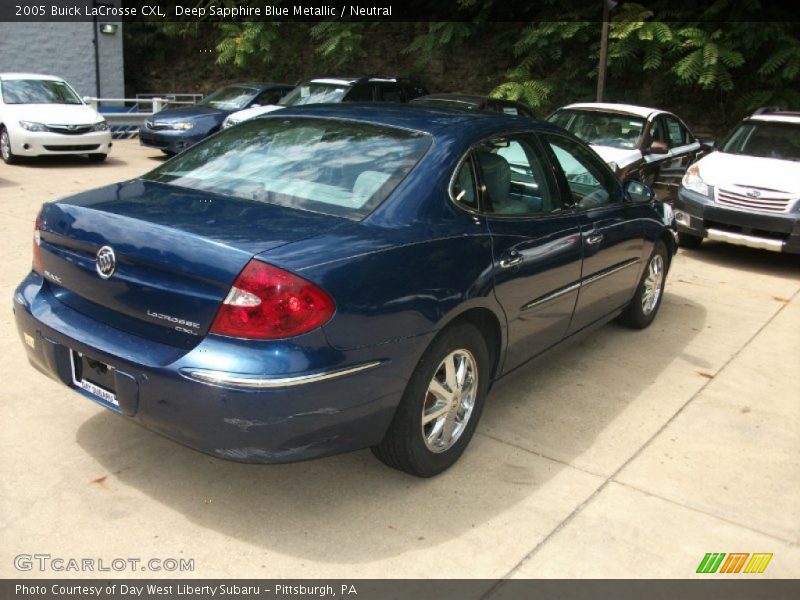 Deep Sapphire Blue Metallic / Neutral 2005 Buick LaCrosse CXL