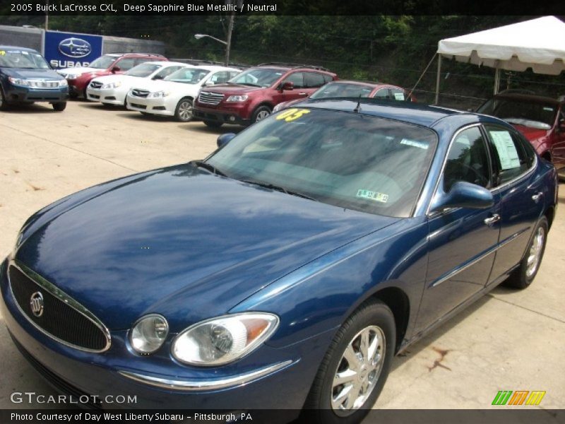 Deep Sapphire Blue Metallic / Neutral 2005 Buick LaCrosse CXL