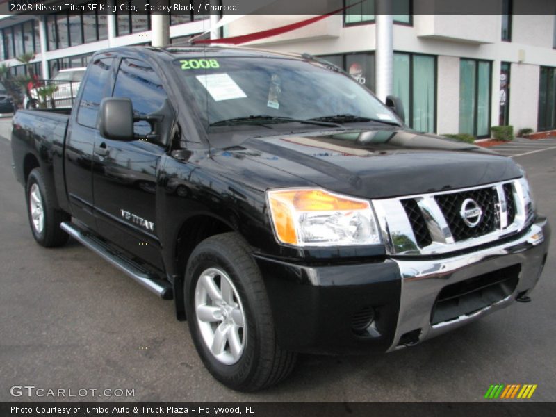Galaxy Black / Charcoal 2008 Nissan Titan SE King Cab