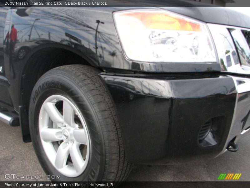 Galaxy Black / Charcoal 2008 Nissan Titan SE King Cab