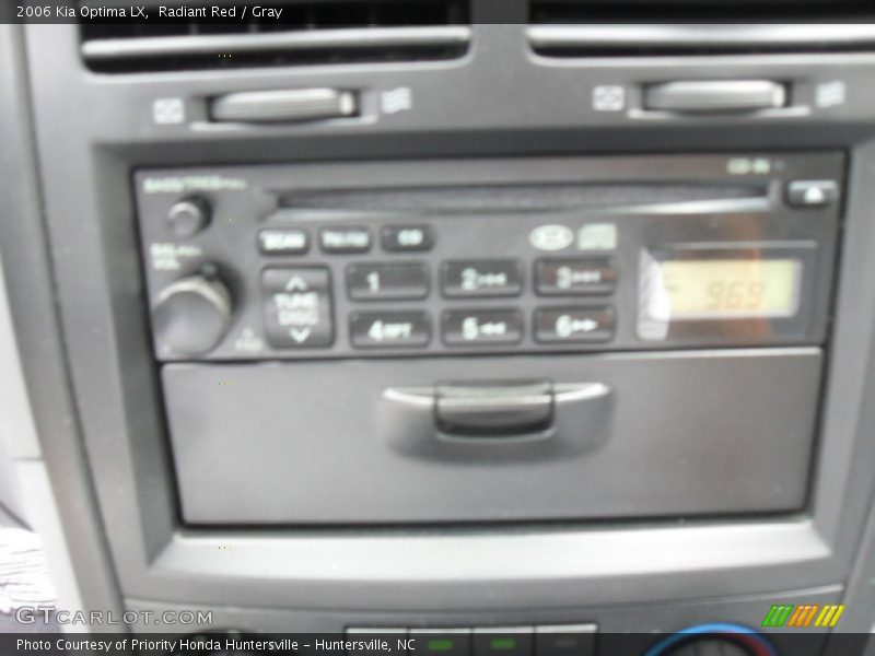 Radiant Red / Gray 2006 Kia Optima LX