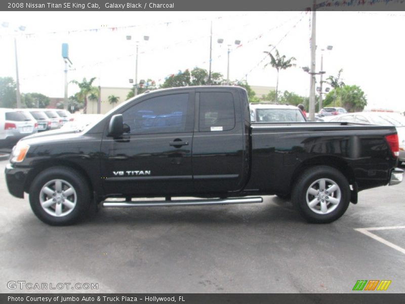 Galaxy Black / Charcoal 2008 Nissan Titan SE King Cab