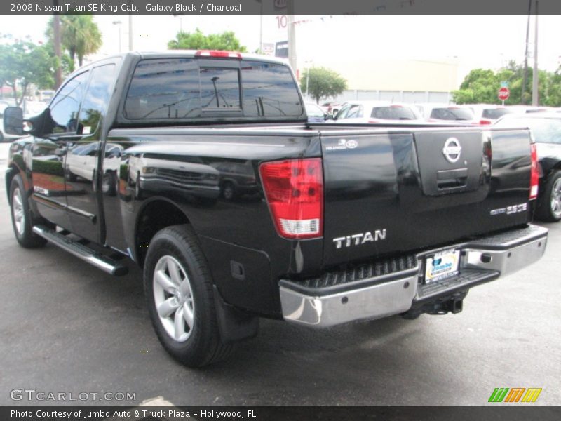 Galaxy Black / Charcoal 2008 Nissan Titan SE King Cab