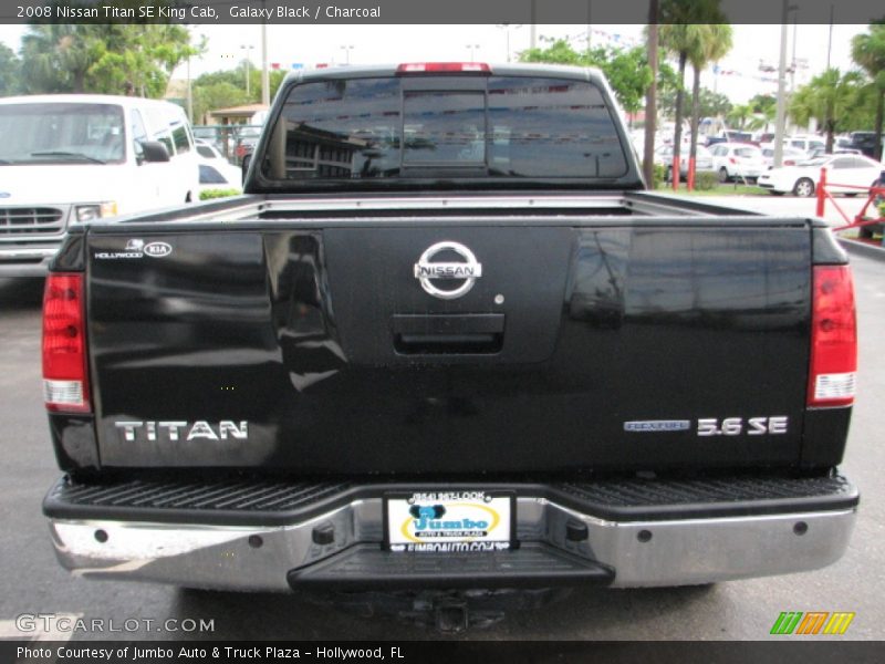Galaxy Black / Charcoal 2008 Nissan Titan SE King Cab