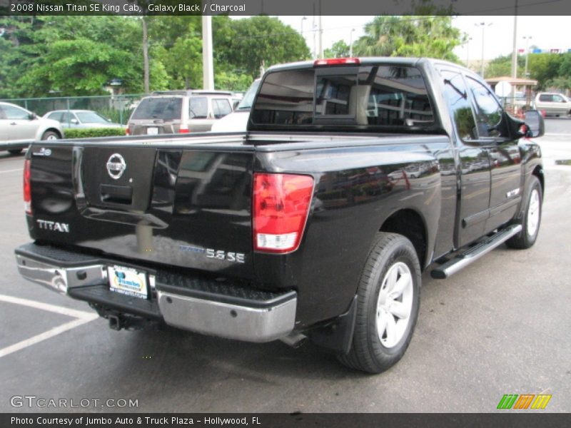 Galaxy Black / Charcoal 2008 Nissan Titan SE King Cab