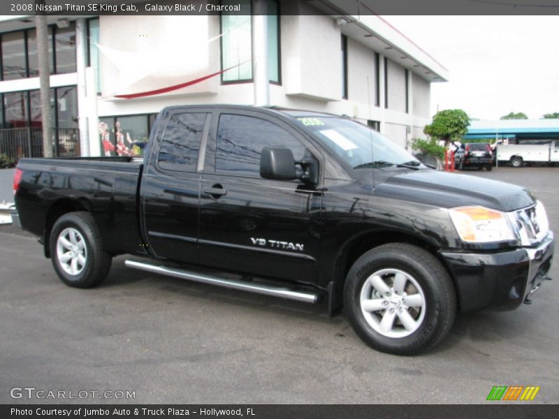 Galaxy Black / Charcoal 2008 Nissan Titan SE King Cab
