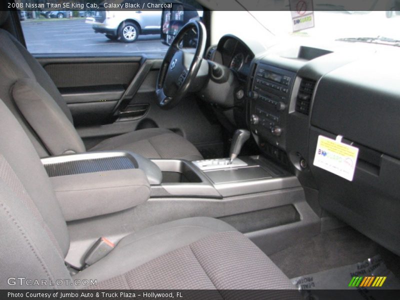 Galaxy Black / Charcoal 2008 Nissan Titan SE King Cab