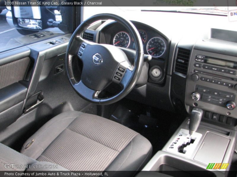Galaxy Black / Charcoal 2008 Nissan Titan SE King Cab