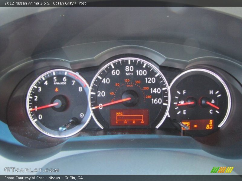  2012 Altima 2.5 S 2.5 S Gauges