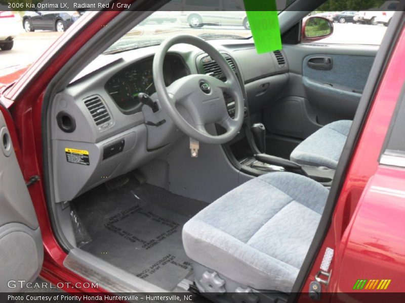  2006 Optima LX Gray Interior