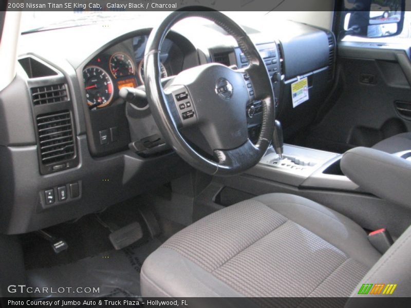 Galaxy Black / Charcoal 2008 Nissan Titan SE King Cab