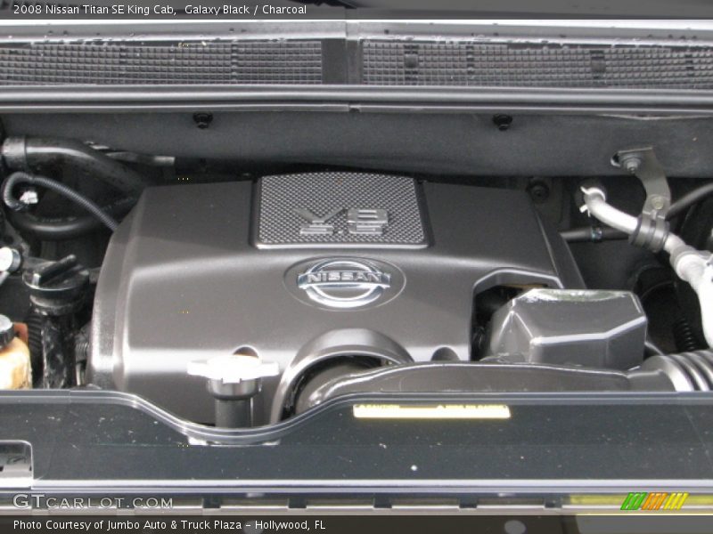 Galaxy Black / Charcoal 2008 Nissan Titan SE King Cab