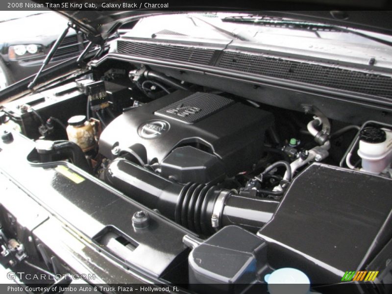 Galaxy Black / Charcoal 2008 Nissan Titan SE King Cab