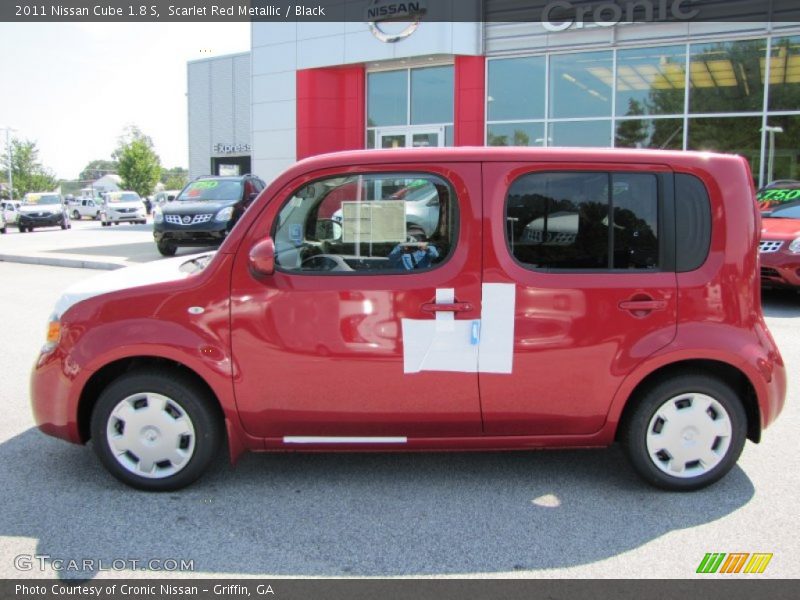 Scarlet Red Metallic / Black 2011 Nissan Cube 1.8 S