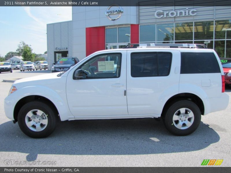 Avalanche White / Cafe Latte 2011 Nissan Pathfinder S