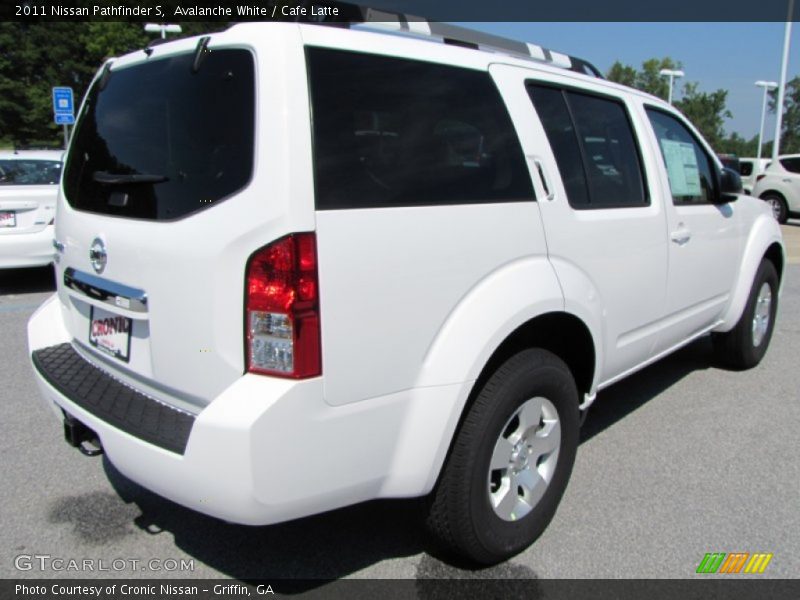 Avalanche White / Cafe Latte 2011 Nissan Pathfinder S