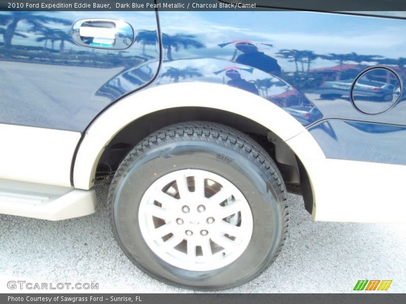 Dark Blue Pearl Metallic / Charcoal Black/Camel 2010 Ford Expedition Eddie Bauer