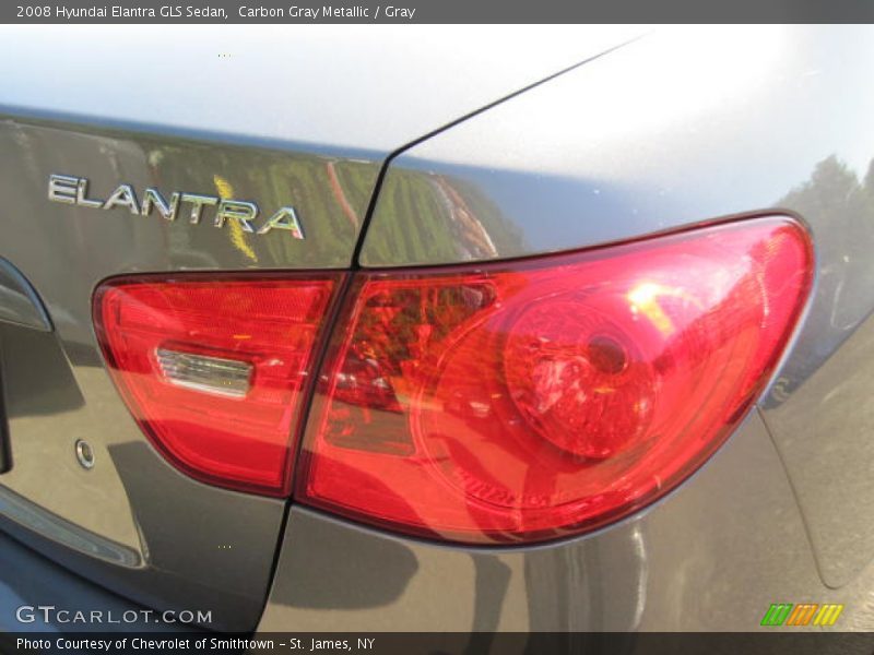Carbon Gray Metallic / Gray 2008 Hyundai Elantra GLS Sedan