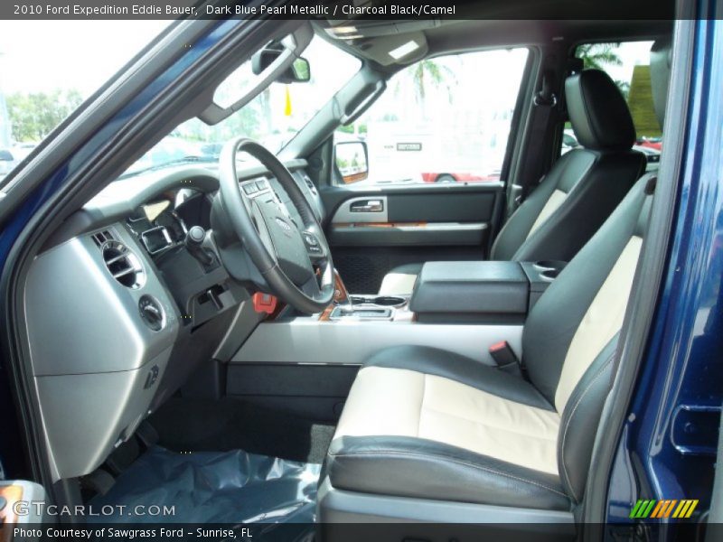  2010 Expedition Eddie Bauer Charcoal Black/Camel Interior