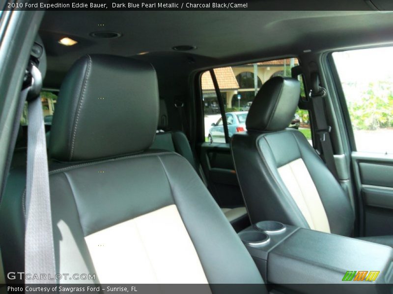 Dark Blue Pearl Metallic / Charcoal Black/Camel 2010 Ford Expedition Eddie Bauer
