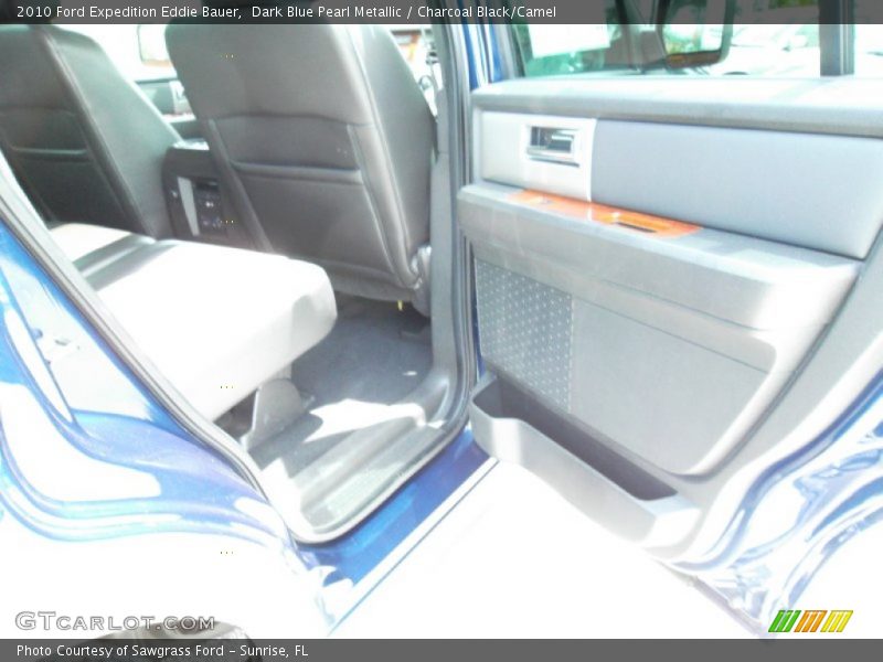 Dark Blue Pearl Metallic / Charcoal Black/Camel 2010 Ford Expedition Eddie Bauer