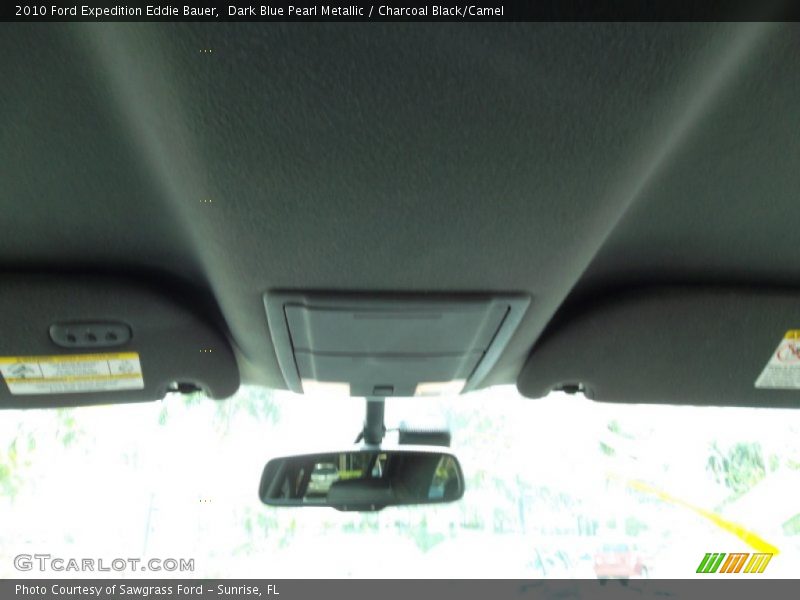 Dark Blue Pearl Metallic / Charcoal Black/Camel 2010 Ford Expedition Eddie Bauer