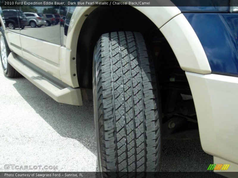 Dark Blue Pearl Metallic / Charcoal Black/Camel 2010 Ford Expedition Eddie Bauer