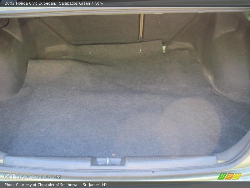 Galapagos Green / Ivory 2003 Honda Civic LX Sedan